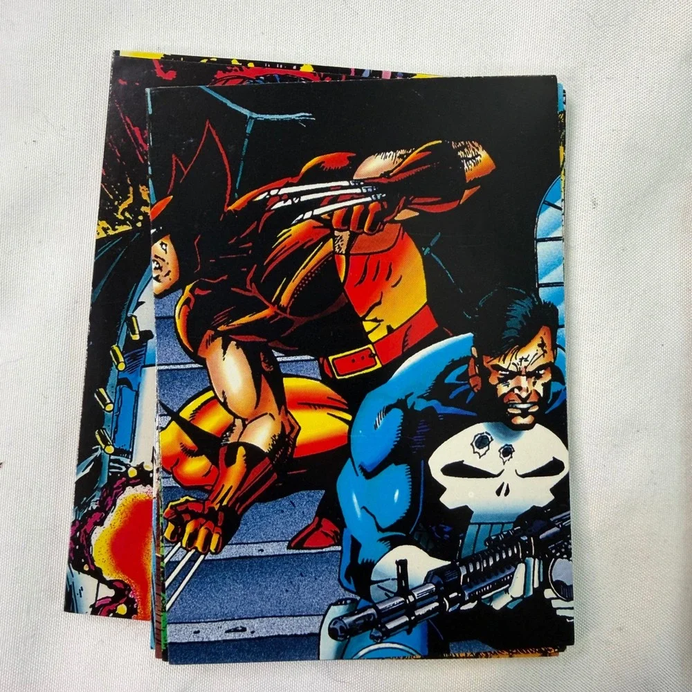 1992 Marvel The Punisher War Journal Entry 90 Trading Card lot Jim Lee